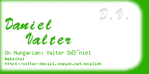 daniel valter business card